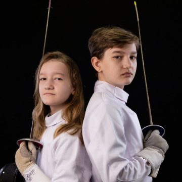 David and Ella Fencing